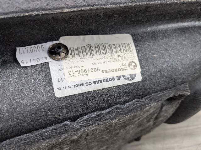 11-17 OEM BMW F25 X3 Rear Left Driver Side Trunk Panel Cargo Cover
