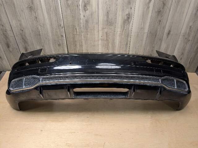 18-20 OEM AUDI Q5 SQ5 Rear Upper Lower Bumper Cover w/ Diffuser Black