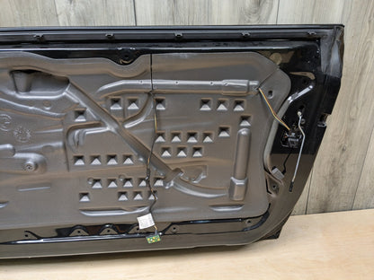 08-13 OEM BMW E82 E88 128 135 Front Right Passenger Door Shell Panel Black 668 SCHWARZ II (668)