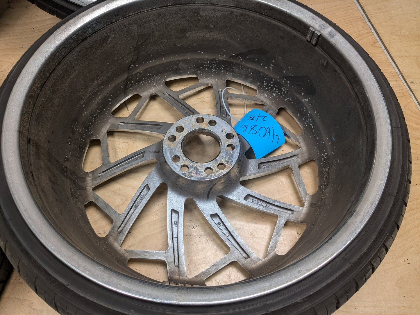 07-13 2CRAVE BMW E70 X5 Wheels Rims NO.36 22x9.0J ET:38 Chrome Finish SET