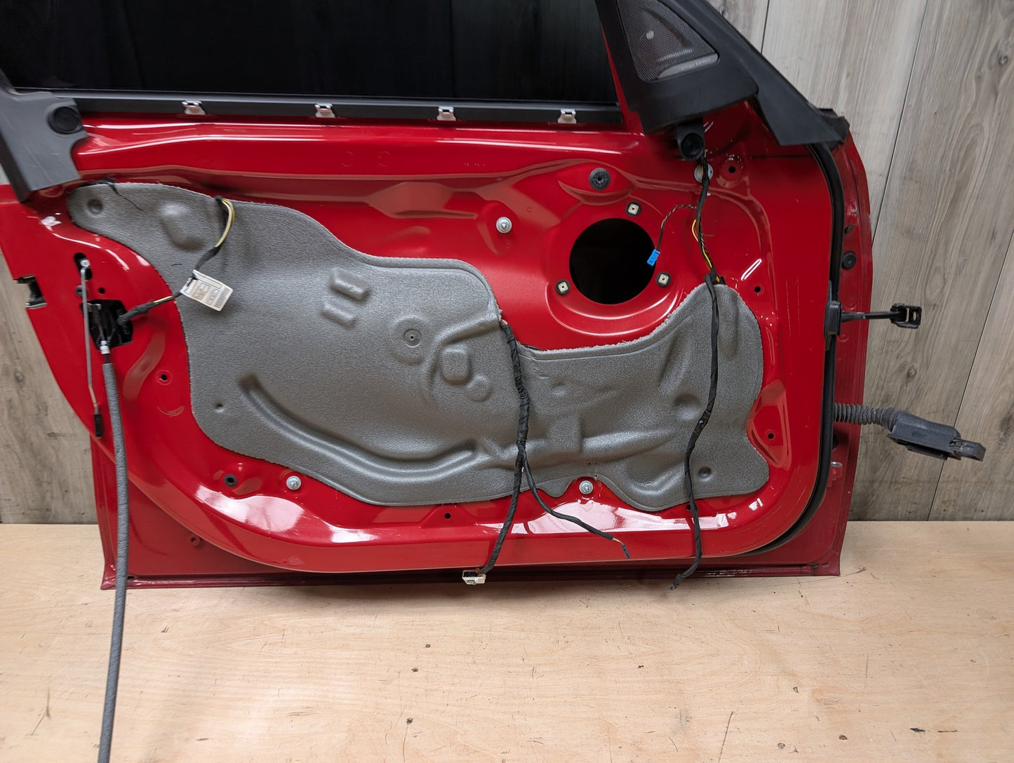 OEM BMW F30 F80 328 330 335 340 M3 Front Left Driver Door Shell Panel Red A75 MELBOURNEROT METALLIC (A75)