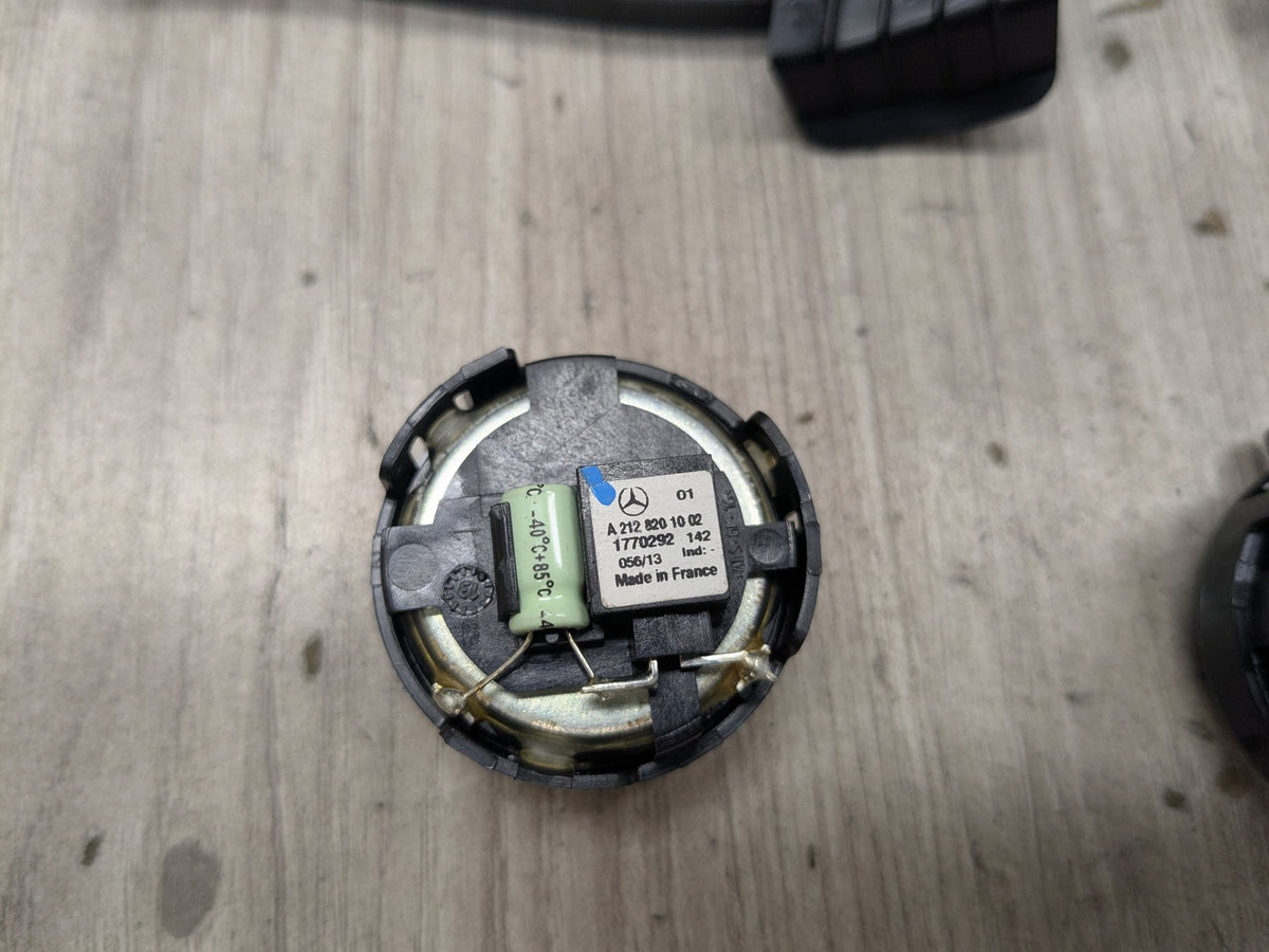 10-16 OEM Mercedes W212 E350 E400 E550 Left Right Door Tweeter Speaker Cover SET