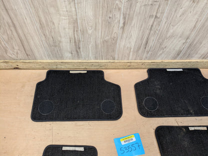 2017-2023 BMW M550i G30 Front Rear Left Right Mat Carpet Floor Mats SET 8090551 OEM BMW F90 G30 530 540 550 M5 Front Rear Left Right Carpet Floor Mats SET Black OEM