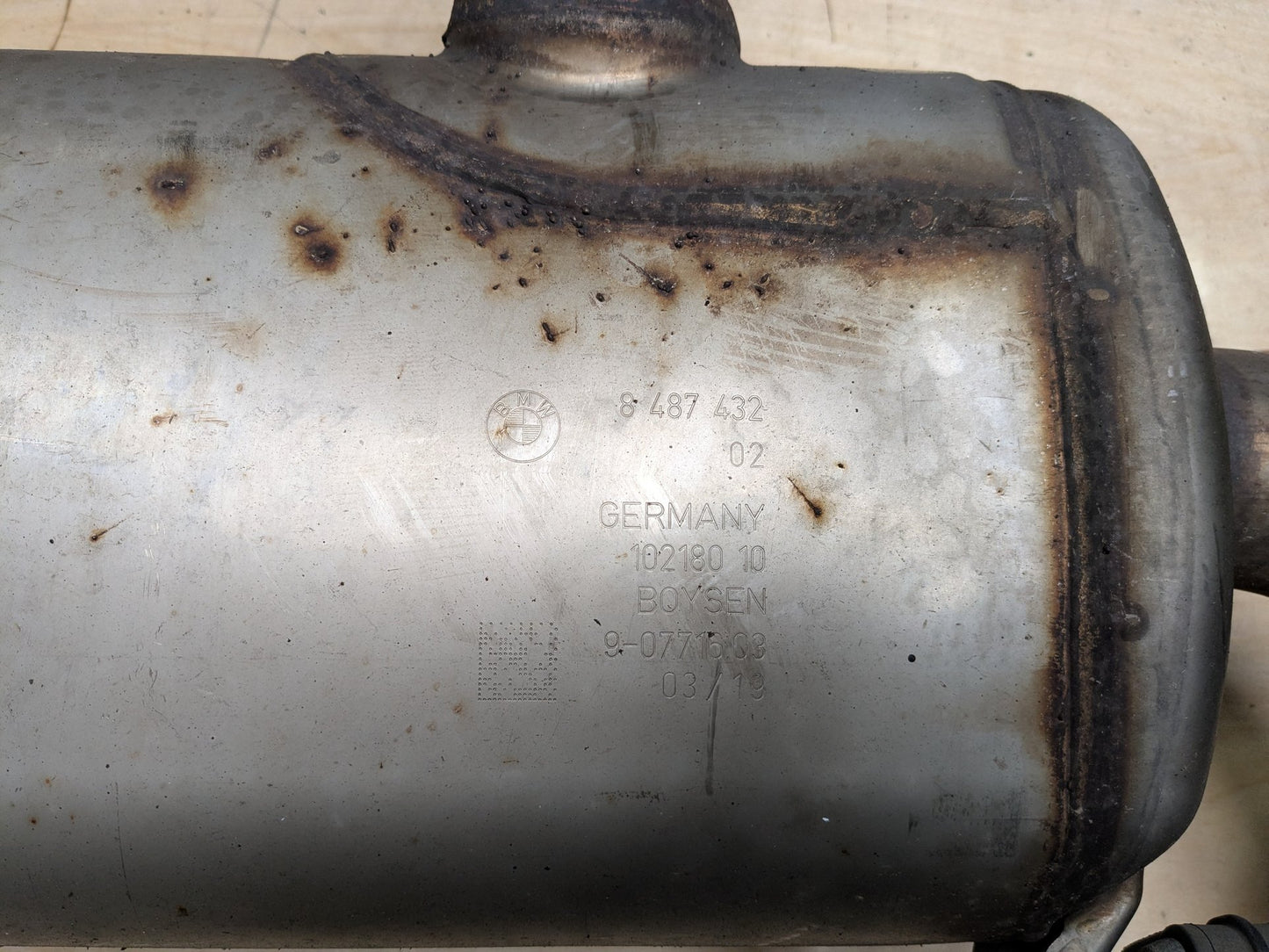 20-24 OEM BMW G20 G22 G23 G26 M340 M440 Engine B58 Dual Exhaust Pipe Muffler