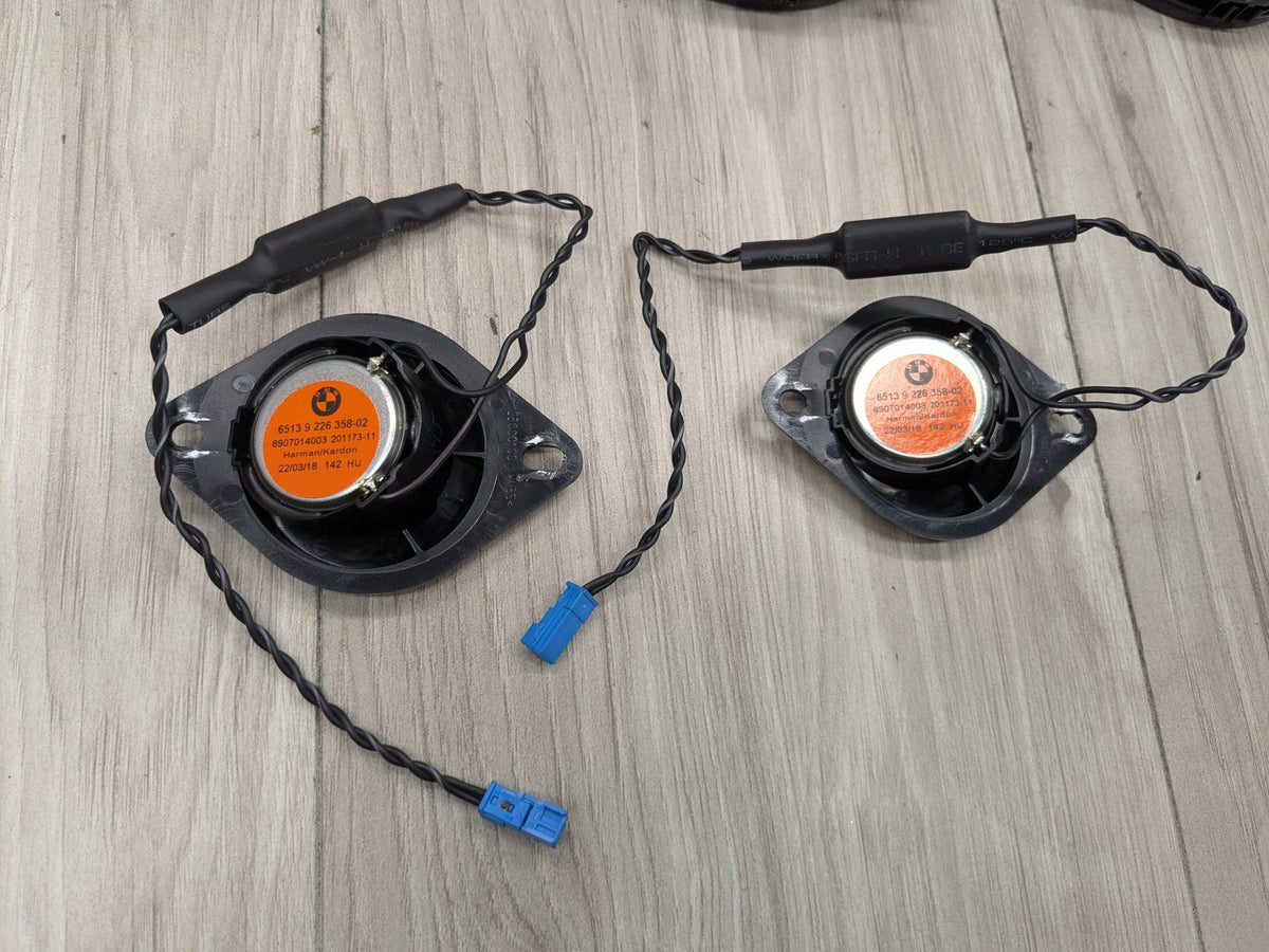 2018 BMW M550i G30 Speakers SET 9368383 OEM BMW F22 F30 F80 G12 G30 HARMAN KARDON Audio Sound System Speaker SET (10) OEM