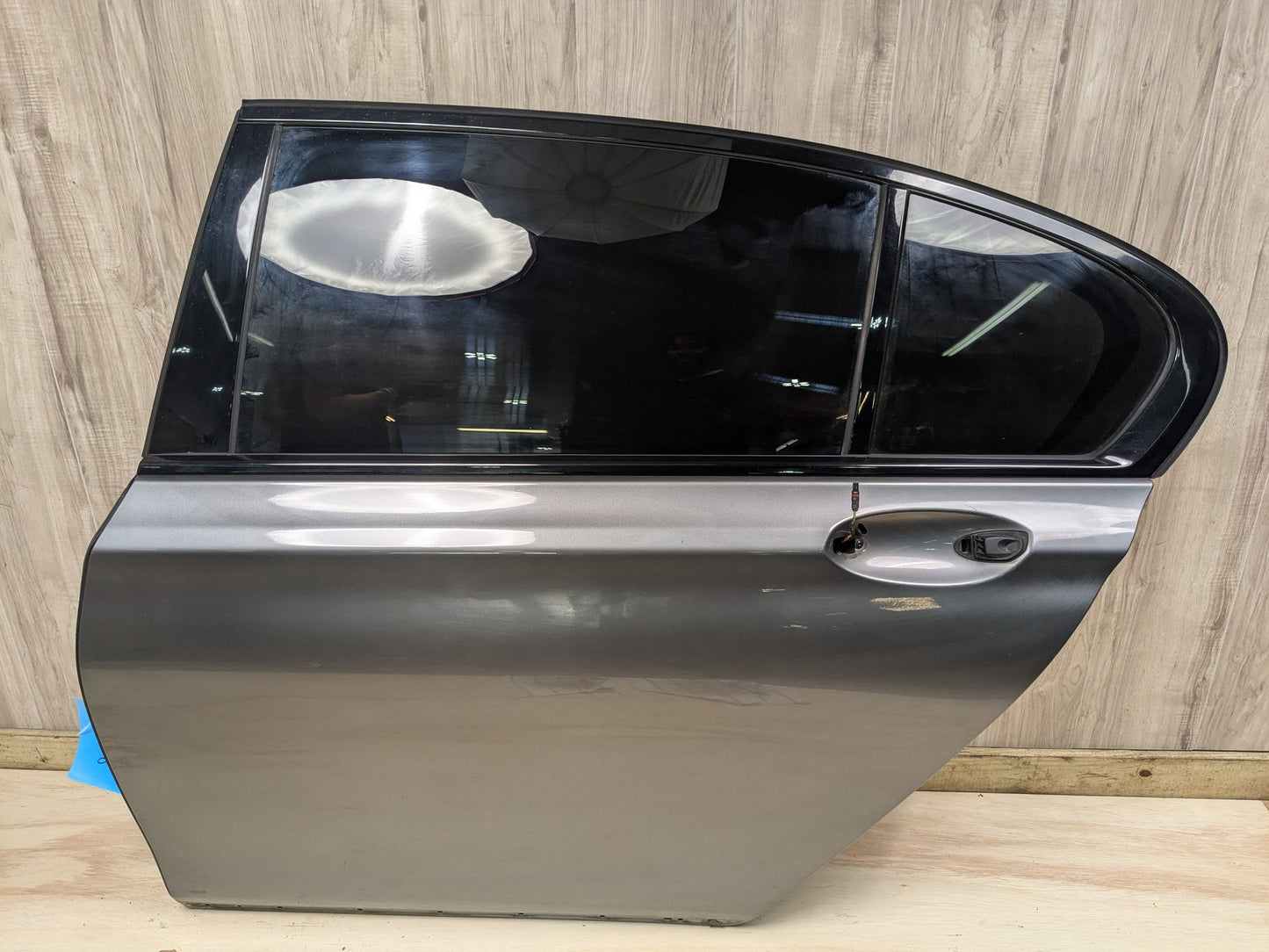16-22 OEM BMW G11 G12 740 750 M760 Rear Left Driver Door Shell Panel Gray C26 MAGELLANGRAU METALLIC (C26)