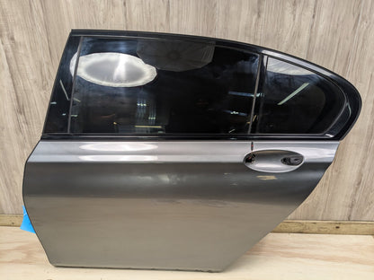 16-22 OEM BMW G11 G12 740 750 M760 Rear Left Driver Door Shell Panel Gray C26 MAGELLANGRAU METALLIC (C26)