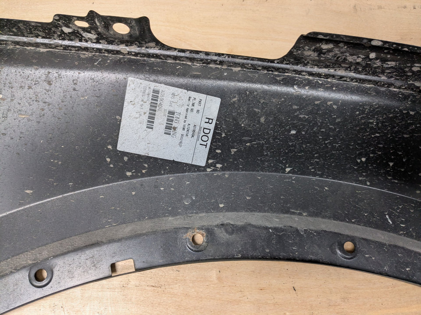 2018-2025 Audi SQ5 FY Front Left Driver Fender Panel Black 0E/ Y9T