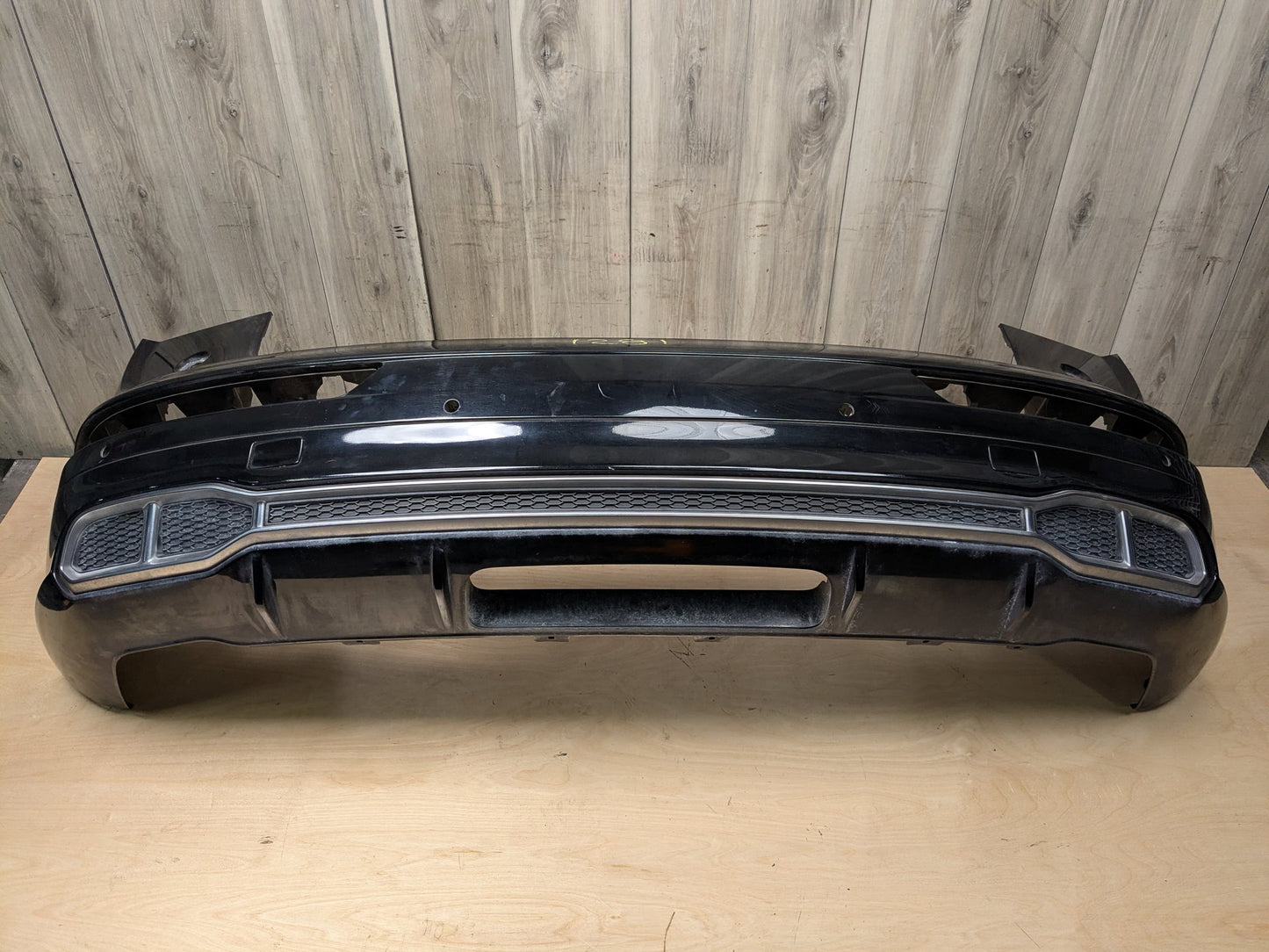 18-20 OEM AUDI Q5 SQ5 Rear Upper Lower Bumper Cover w/ Diffuser Black Black 0E/ Y9T