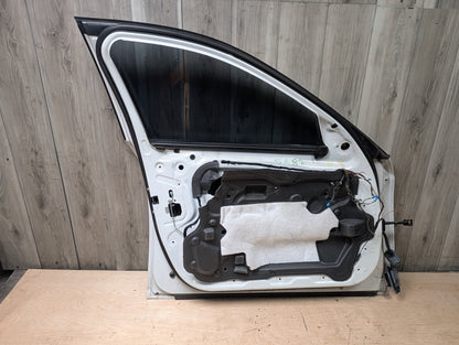 *11-16 OEM BMW F10 528 535 Sedan Front Left Driver Door Shell Panel White White 300