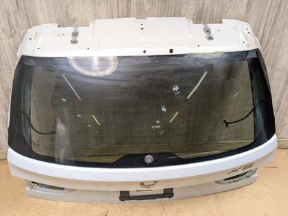 14-18 OEM BMW F15 F85 X5 X5M Rear Liftgate Tailgate Trunk Lid Gate Door Shell MINERALWEISS METALLIC (A96)