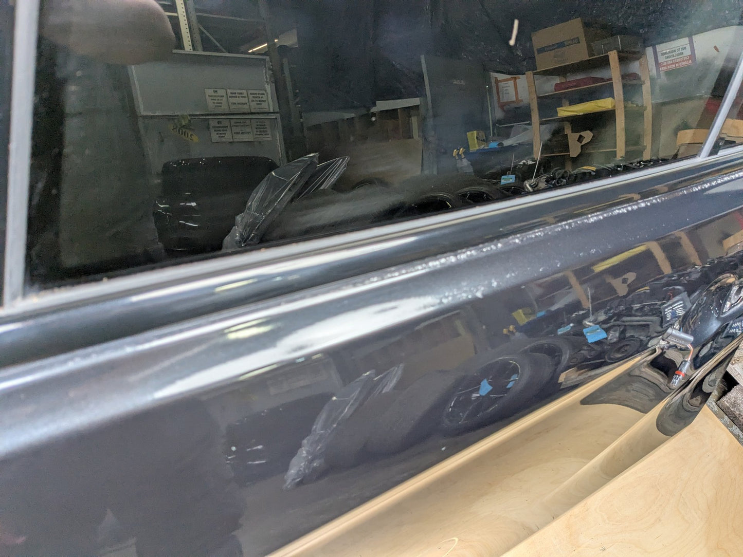 *15-19 OEM BMW F16 X6 F86 X6M Rear Left Driver Door Shell Panel Black 475 BLACK SAPPHIRE METALLIC (475)