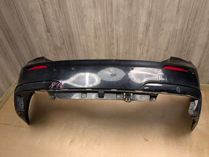*13-15 OEM BMW F01 F02 740 750 M SPORT Rear Bumper Cover PDC Holes Black Black BLACK SAPPHIRE METALLIC (475)