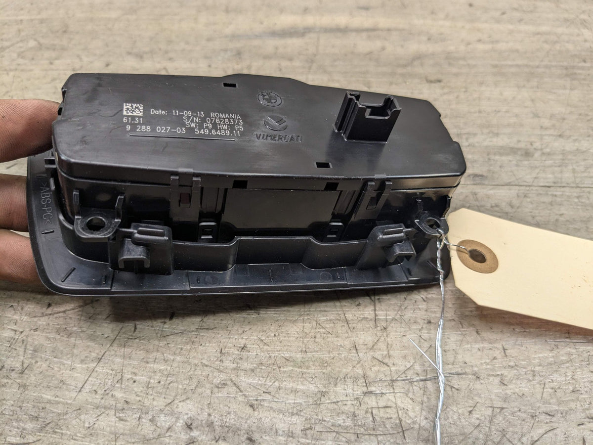 OEM BMW F15 F22 F30 F33 F80 Headlight Switch Control Panel Light Module BLACK