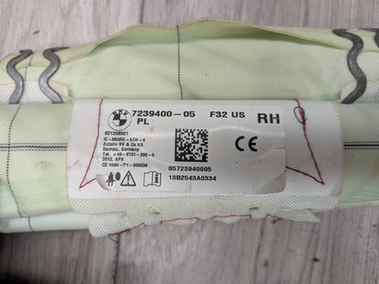 14-20 OEM BMW F32 F82 M4 Right Passenger Top Roof Head Air Bag Airbag Curtain