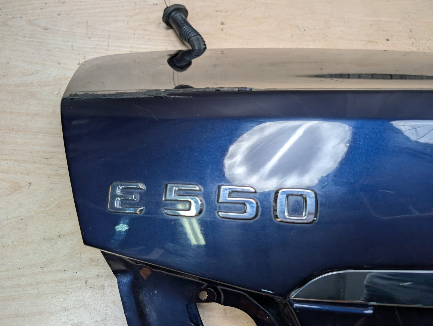 11-17 OEM Mercedes A207 C07 W207 E350 E400 E550 Trunk Lid Panel Deck Shell Blue Blue 890