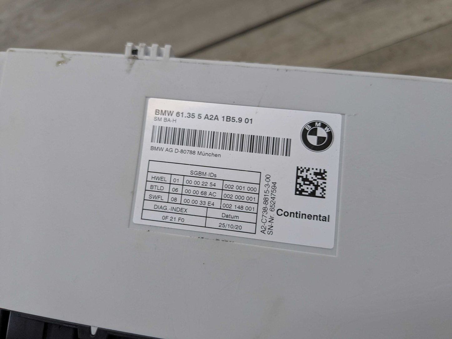Front Left or Right Seat Control Module OEM BMW G01 G02 G05 G07 G12 G20 G29 G30 F90 Front Left Right Seat Control Module