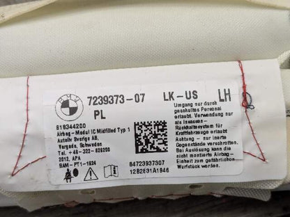 2011 - 2016 BMW 335i F30 Left Driver Curtain Roof Airbag Air Bag 7239373 N55B30M0