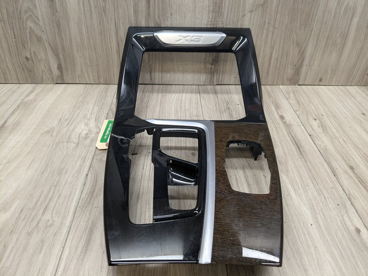 18-21 OEM BMW G01 G02 X3 X4 Center Console Interior Trim Oak Dark High Gloss