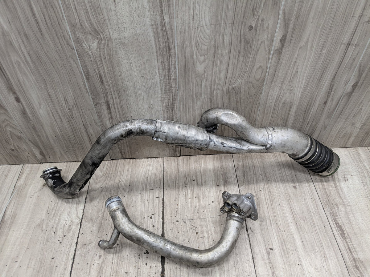 2007-2013 BMW E92 335i N54B30A Engine Motor Turbo Charger Tube Pipe SET 7556551