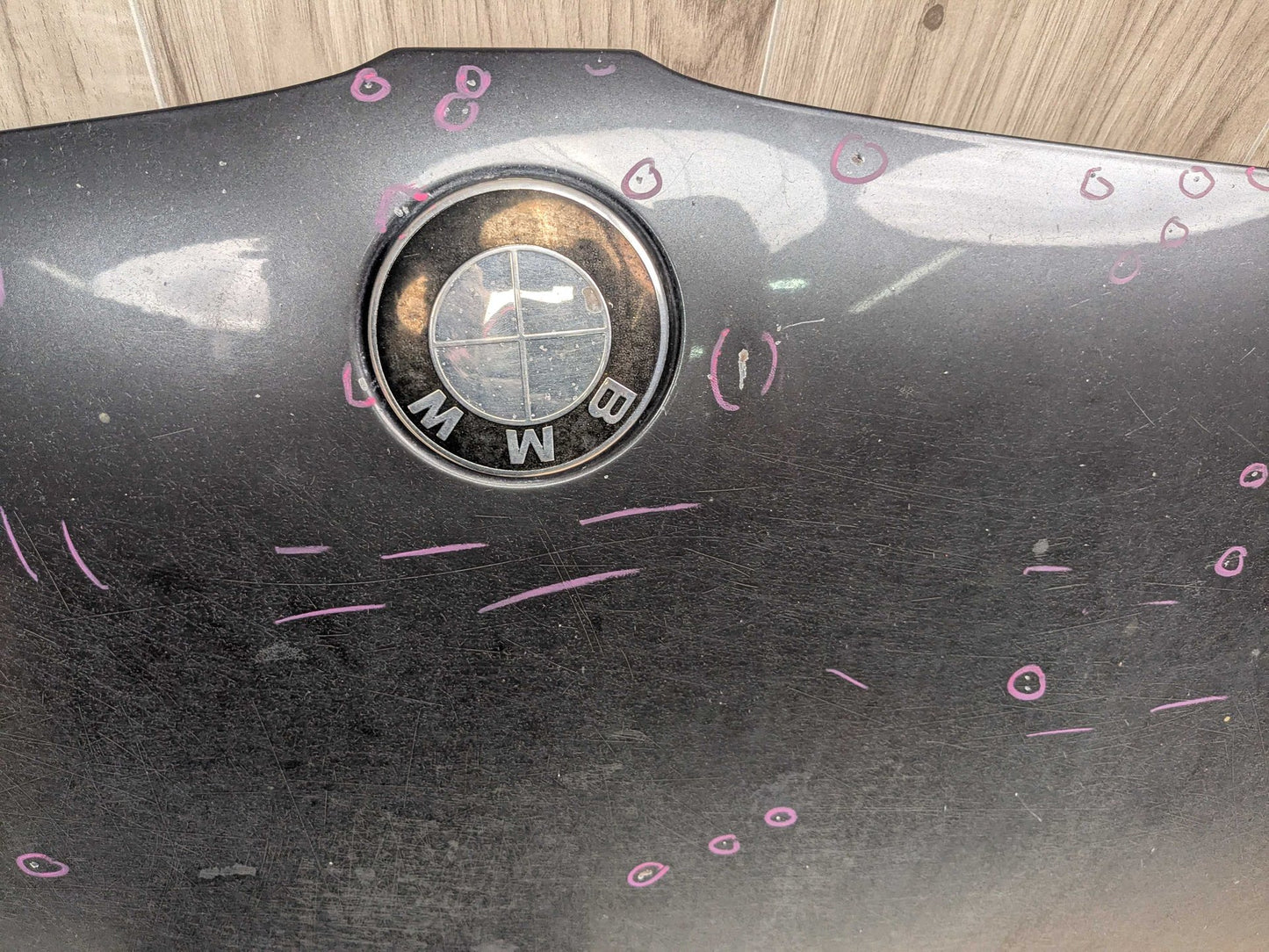 *07-10 OEM BMW E92 E93 328 335 Coupe Convertible Hood Bonnet Panel Gray A22 SPARKLING GRAPHITE METALLIC (A22)