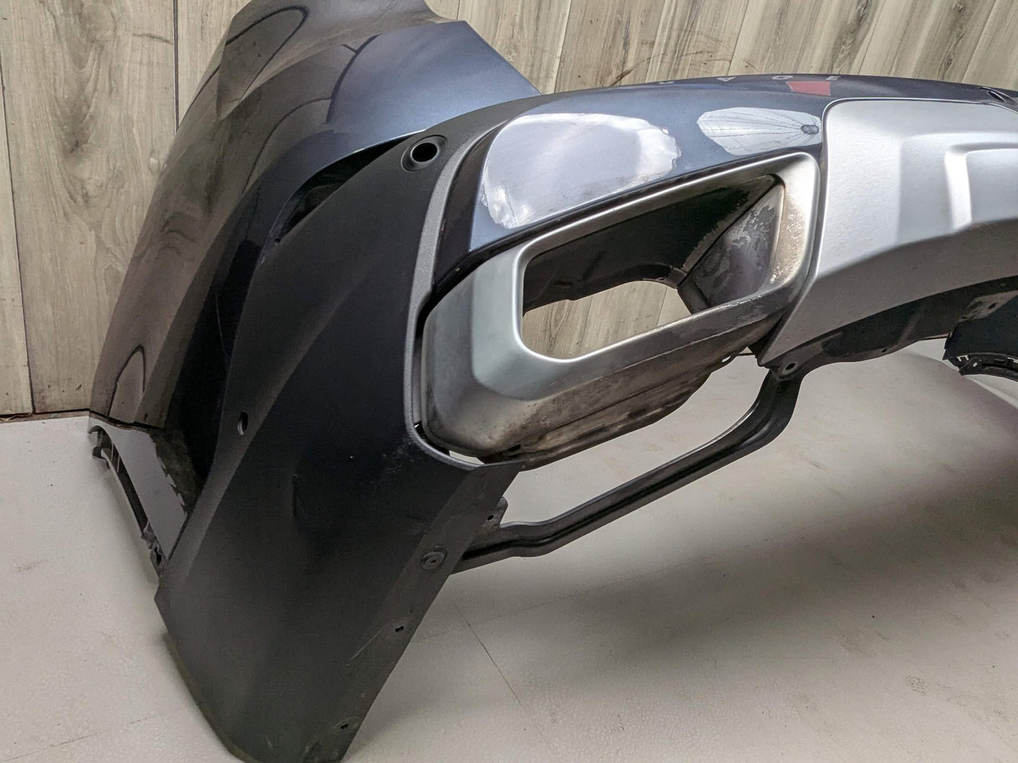 DENT* 19-23 OEM BMW G05 X5 Rear Bumper Cover Panel w/ Diffuser COMPLETE Gray C27 Grey Arktikgrau Brillanteffekt Metallic (C27)