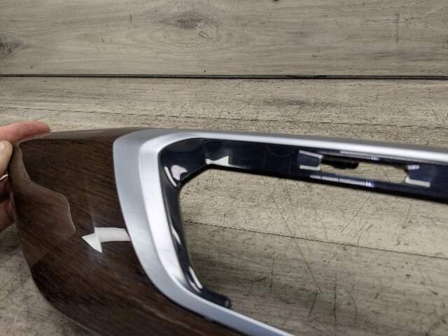 18-21 OEM BMW G01 G02 X3 X4 Dash Dashboard Center Air Vent Trim Panel DARK OAK