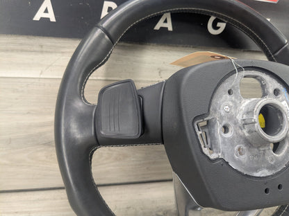 18-20 OEM AUDI Q5 SQ5 SPORT Leather Steering Wheel w/ Switches & Shifters