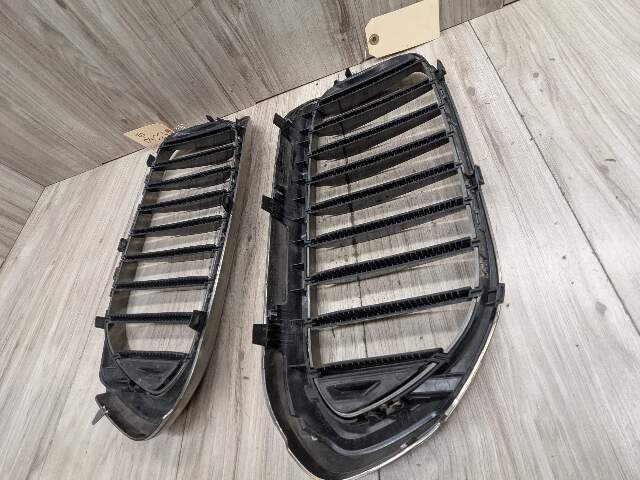 17-20 OEM BMW Front Left Right Bumper Kidney Grille SET