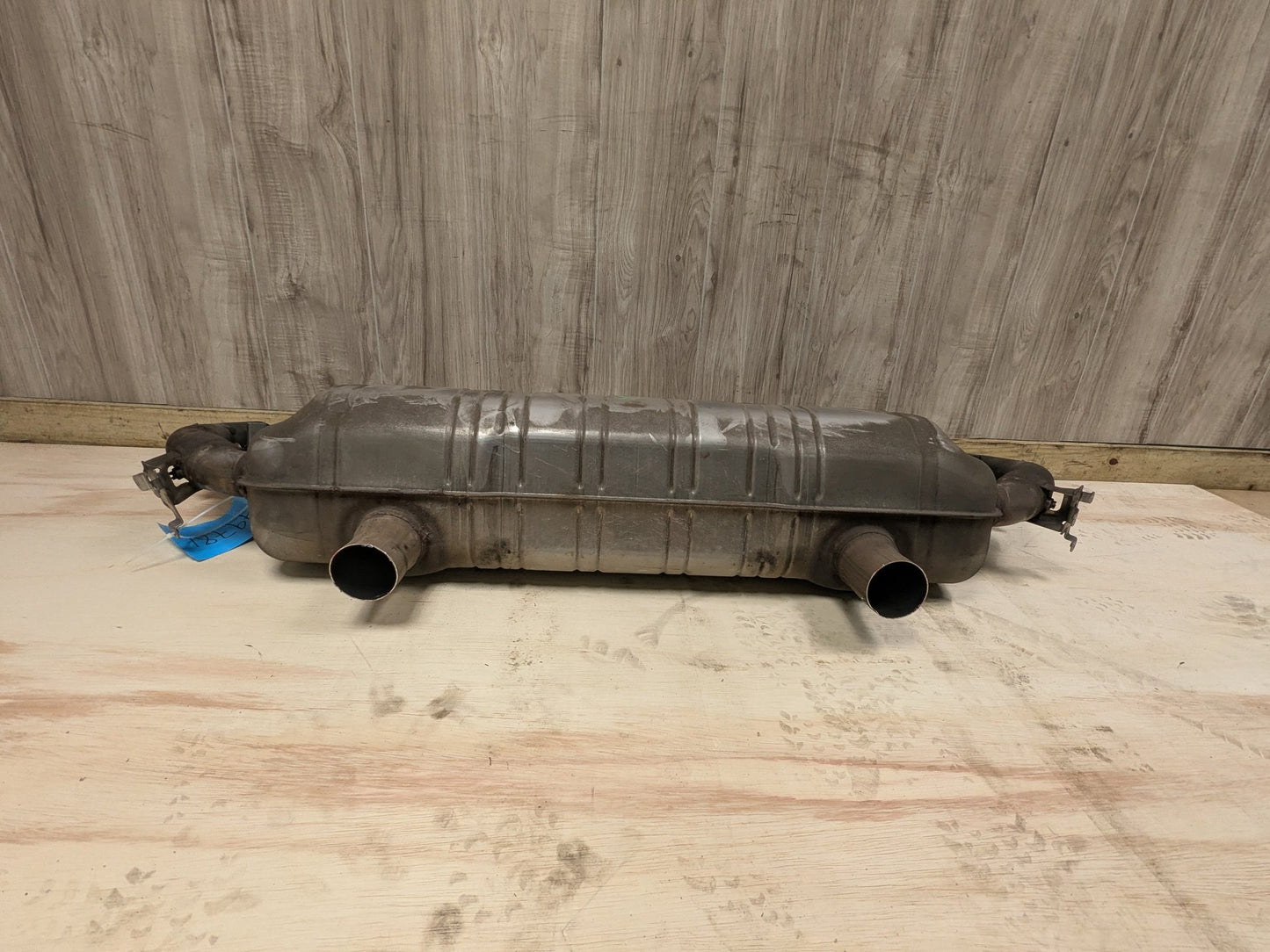 16-19 OEM BMW G11 G12 750i 750iX Engine N63R Rear Exhaust Pipe Muffler M SPORT