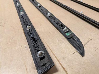 OEM BMW G12 740 750 M760 Lower Left Right Side Door Molding Strip Trim SET Black
