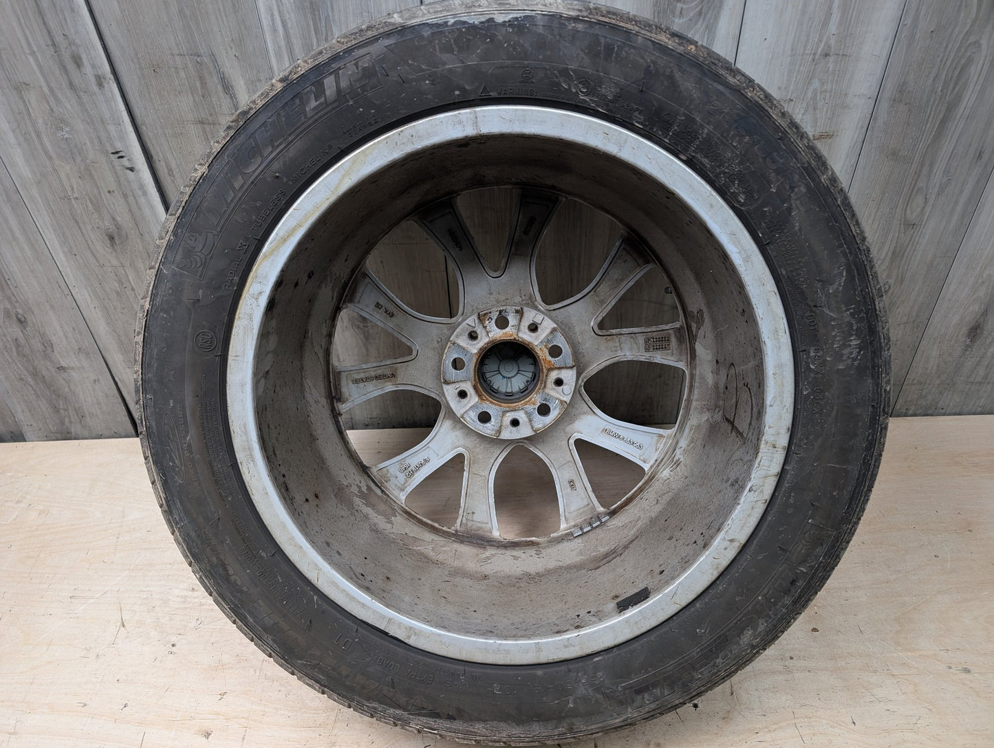 *14-18 OEM BMW F15 X5 Wheel Rim 19x9 ET48 5x120 V-Spoke Style 450