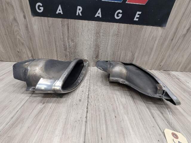 10-16 OEM Mercedes W212 E350 E550 Rear Left Right Side Exhaust Muffler Tips PAIR