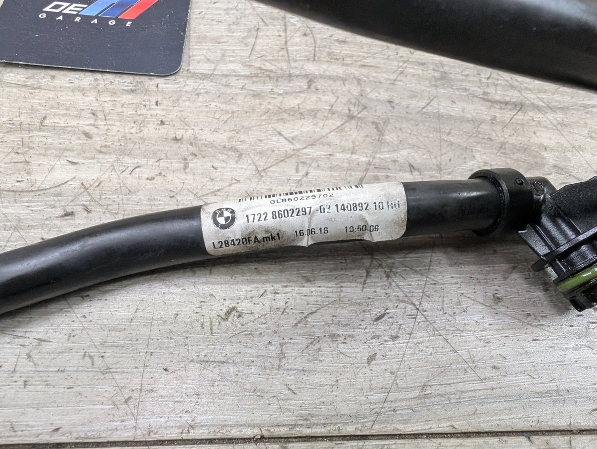 16-19 OEM BMW G01 X3 G30 540 G12 740 Transmission Oil Cooler Inlet Outlet Hoses