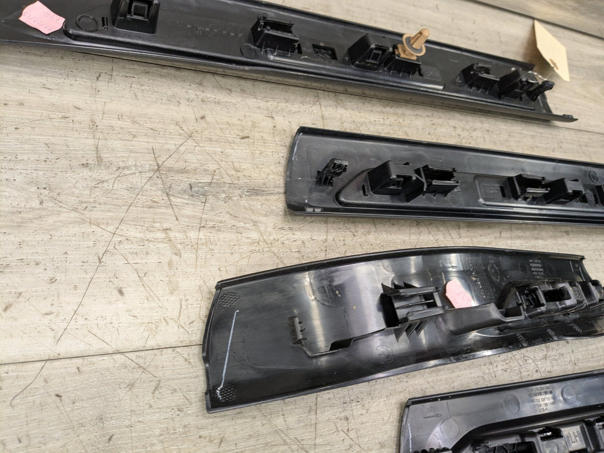 14-19 OEM BMW F86 X6M Front Rear Left Right Door Cover Trim Sill Kick Plate SET