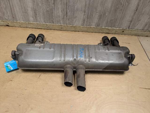 10-14 FOR BMW E70 E71 X5M X6M S63 Rear Exhaust Muffler w/ Dual Tips