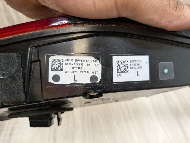 20-24 OEM BMW F44 228 M235 Rear Left Driver Side Inner Trunk Tail Light