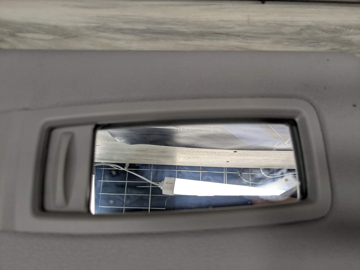 *14-18 OEM BMW F15 F85 X5 Left Right Interior Sun Visor Leather SET