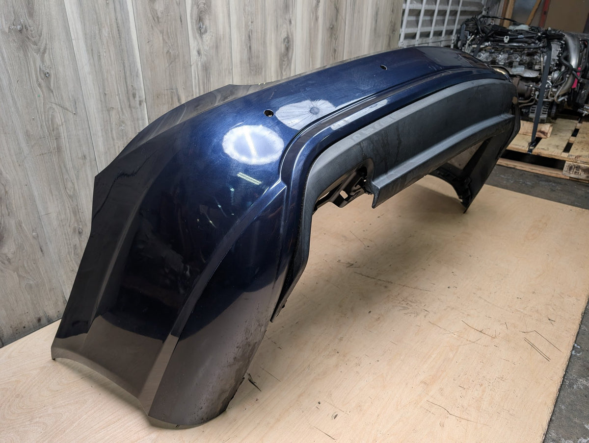 *10-13 OEM Mercedes A207 C207 W207 E350 E550 AMG Rear Bumper Cover w/ Diffuser Blue 890