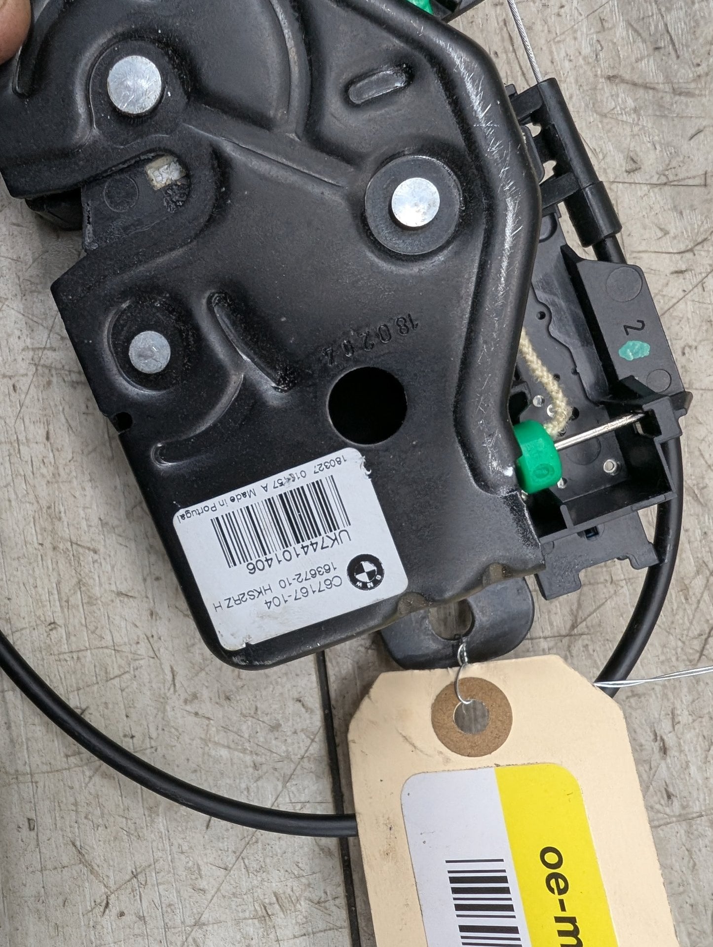 2017-2023 BMW M550i G30 Liftagte Trunk Lid Liftgate Lock Latch Actutaor 7383561 OEM BMW F90 F97 G01 G12 G22 G30 X3 M5 Trunk Lid Actuator Latch Lock System SET