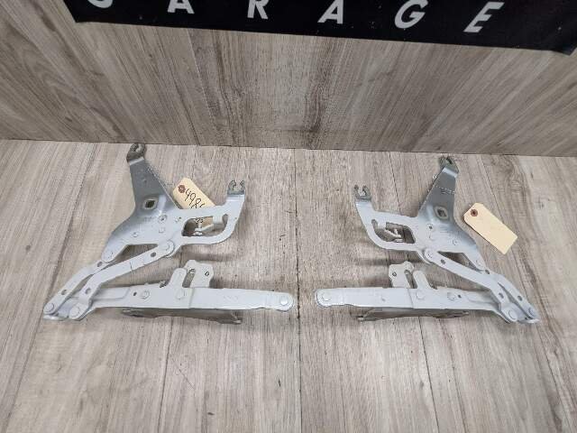 OEM BMW F15 F16 F85 F86 X5 X6 Left Right Hood Hinge Support Bracket SET White