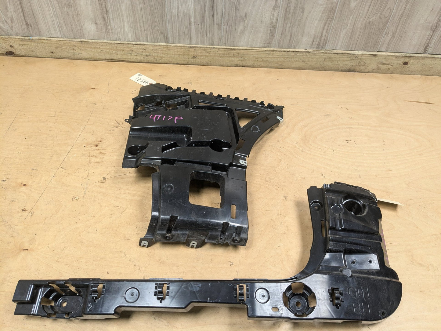 18-21 BMW G01 F97 X3 Rear Bumper Right Passenger Side Brackets Mounts Supports