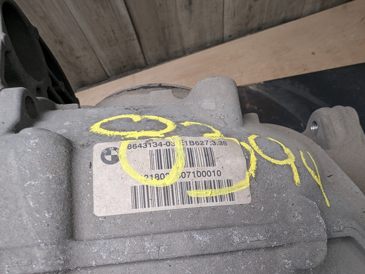2018 BMW X3 B58B30M0 Rear Axle Carrier Differential 145038k 8643134