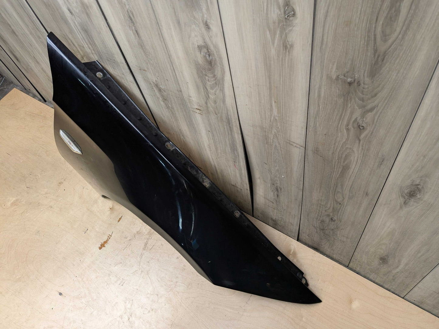 06-11 OEM BMW E90 328 335 Sedan Right Passenger Side Fender Panel Black 668 Black SCHWARZ II (668)