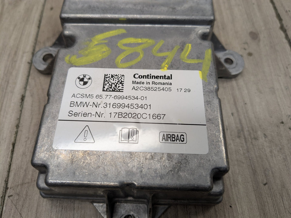 2017-2023 BMW M550i G30 SRS Airbag Air Bag Module 6994534 PRE-LCI OEM BMW F90 F97 G01 G12 G30 SRS ICM Control Module Unit