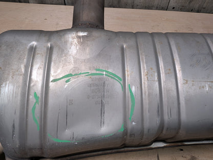 16-19 OEM BMW G11 G12 750i 750iX Engine N63R Rear Exhaust Pipe Muffler M SPORT