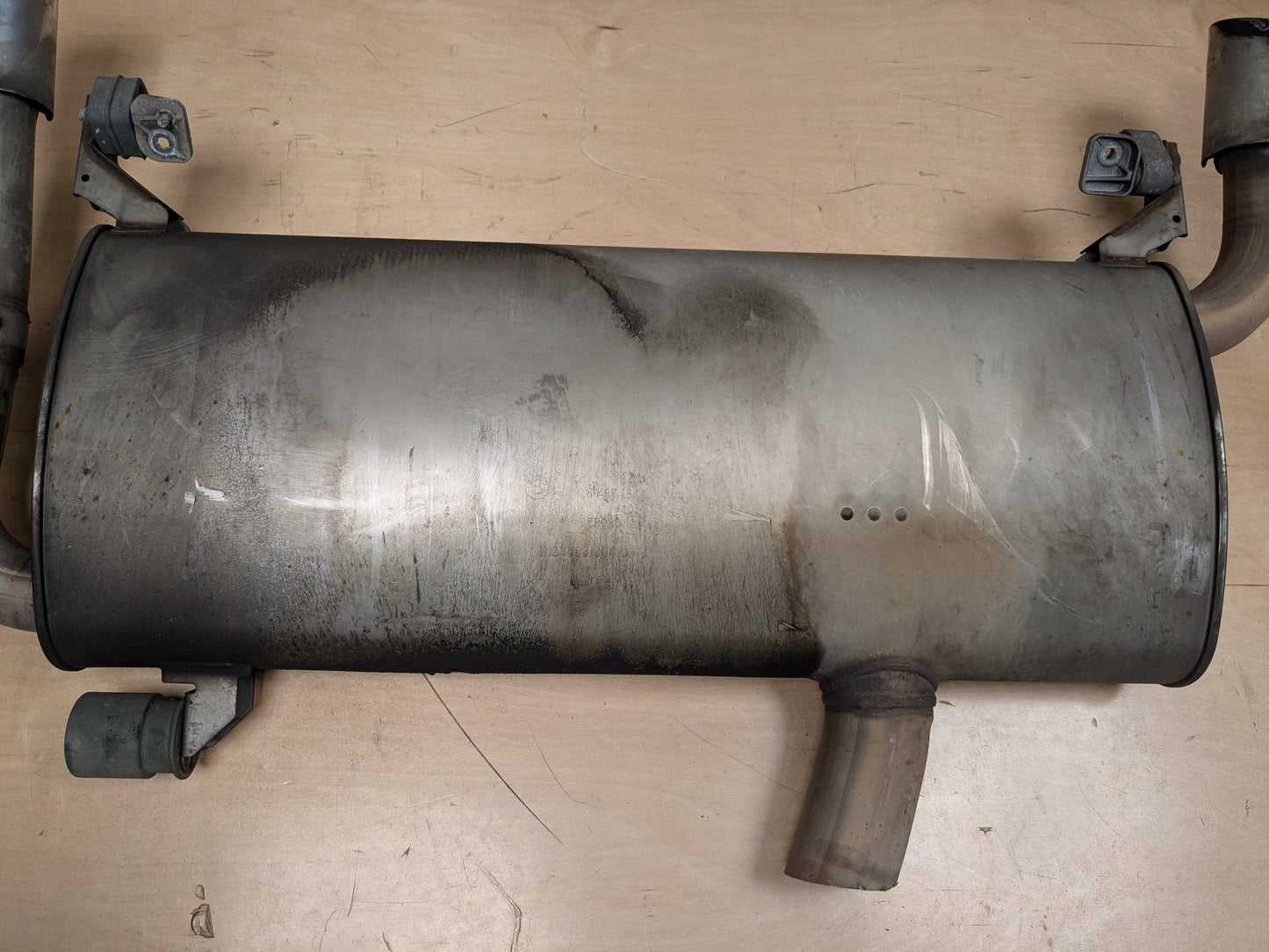 18-21 OEM BMW G01 X3 30i 30iX Engine B46 Rear Muffler Exhaust System w/ Tips