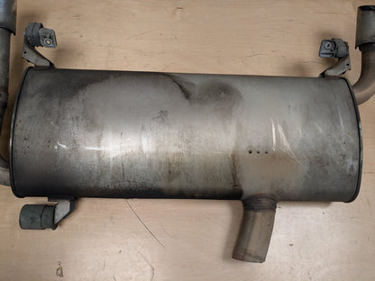 18-21 OEM BMW G01 X3 30i 30iX Engine B46 Rear Muffler Exhaust System w/ Tips