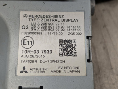 2015-2021 Mercedes-Benz C43 W205 Monitor Display Screen A2059002211 OEM