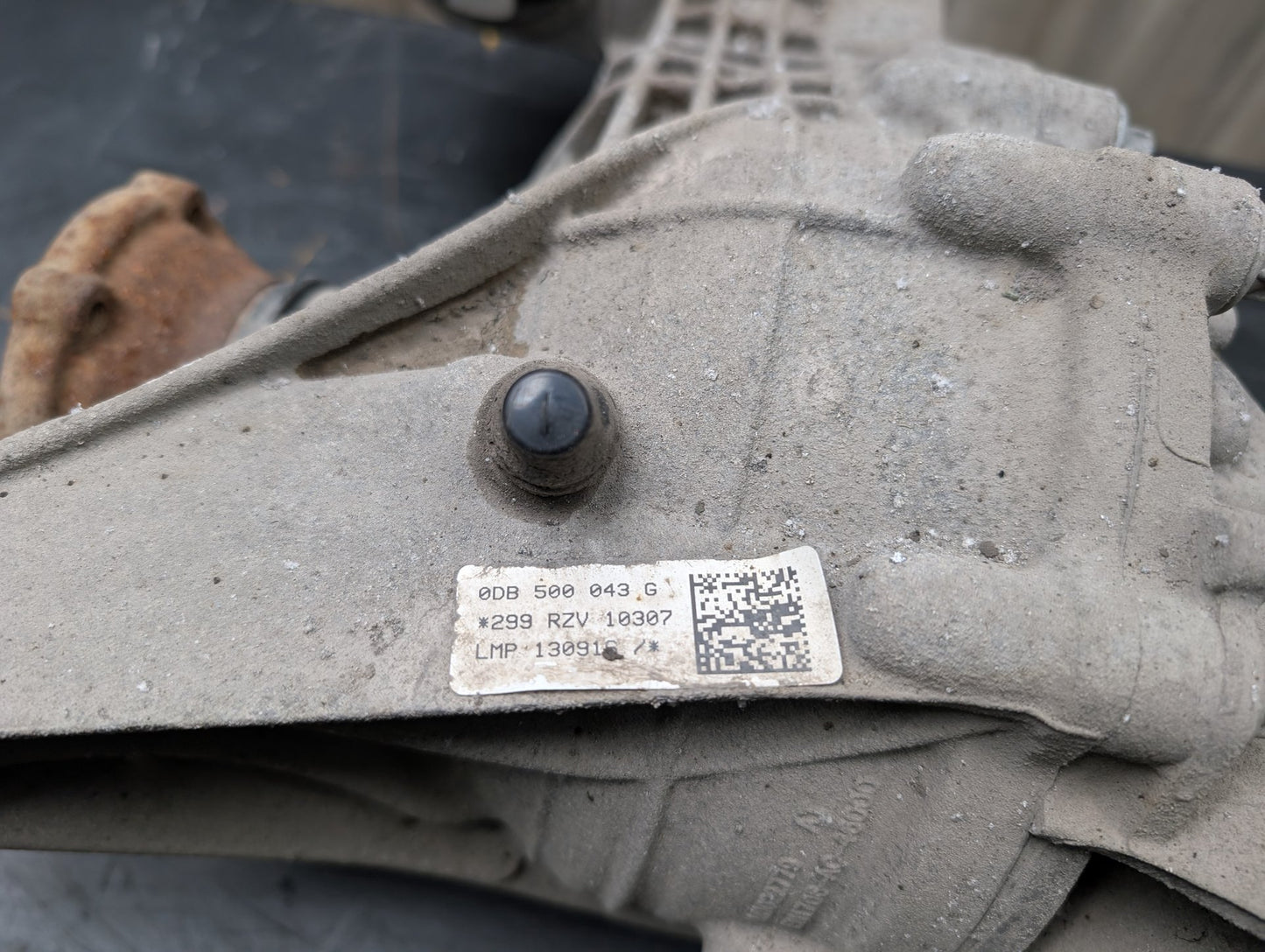 2017 Audi A4 Rear Axle Carrier Differential 161895k 0